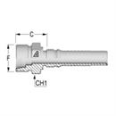 Inserts mâles INTERLOCK métrique DIN 24° / DIN 3861