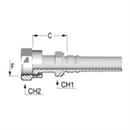 Inserts femelles INTERLOCK ORFS tournant droit / DK ORFS IL
