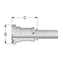 Collet SAE 3000 PSI droit, avec O’Ring	/ SAE J 518 code 61 SFL